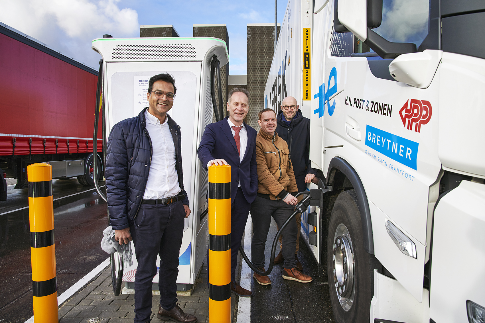 New E-truck Charging Hub In The Port Of Rotterdam | Accelerating The ...